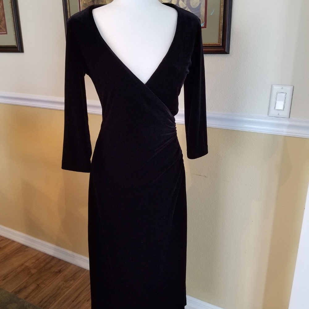 BL Moda International Evening dress faux wrap - S